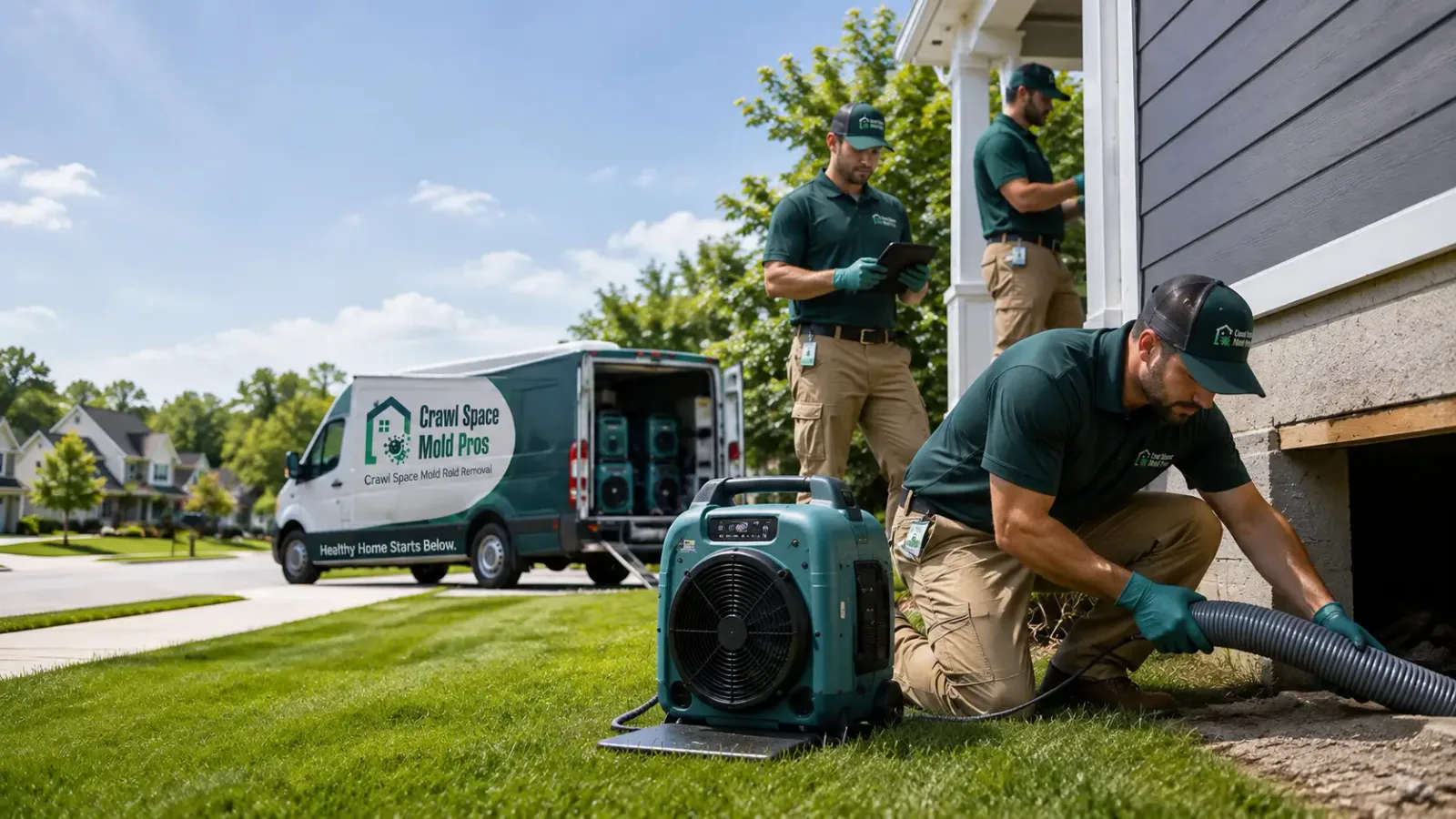 Crawl Space Mold Removal in Reading, KS